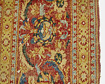 Carpet, Wool (warp, weft and pile), asymmetrically knotted pile