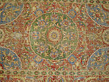 Carpet, Wool (warp, weft and pile); asymmetrically knotted pile