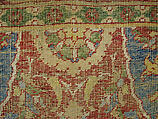 Carpet, Wool (warp, weft and pile); asymmetrically knotted pile