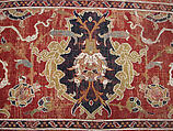 Carpet, Wool (warp, weft and pile); asymmetrically knotted pile