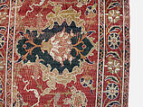 Carpet, Wool (warp, weft and pile); asymmetrically knotted pile