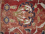 Carpet, Wool (warp, weft and pile); asymmetrically knotted pile