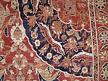 Carpet, Wool (warp, weft and pile); asymmetrically knotted pile