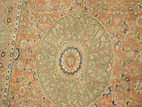 Carpet, Wool (warp, weft and pile); asymmetrically knotted pile