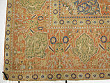 Carpet, Wool (warp, weft and pile); asymmetrically knotted pile