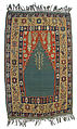Carpet, Wool (warp and weft); tapestry-woven