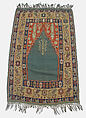 Carpet, Wool (warp and weft); tapestry-woven
