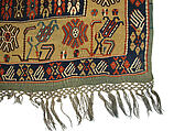 Carpet, Wool (warp and weft); tapestry-woven