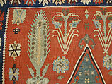 Carpet, Wool (warp and weft); tapestry-woven