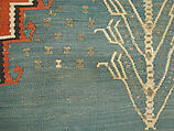 Carpet, Wool (warp and weft); tapestry-woven