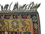 Carpet, Wool (warp and weft); tapestry-woven
