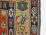 Carpet, Wool (warp and weft); tapestry-woven