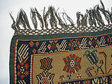 Carpet, Wool (warp and weft); tapestry-woven