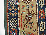 Carpet, Wool (warp and weft); tapestry-woven