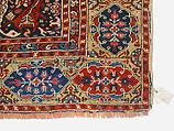 Carpet with Double-Ended Triple Niche, Wool (warp, weft and pile); symmetrically knotted pile