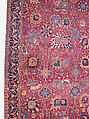 Vase Carpet, Cotton (warp and weft), wool (pile); asymmetrically knotted pile