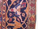 Vase Carpet, Cotton (warp and weft), wool (pile); asymmetrically knotted pile