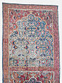 Carpet, Cotton (warp and weft), wool (pile); asymmetrically knotted pile