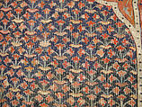 Carpet, Cotton (warp and weft), wool (pile); asymmetrically knotted pile