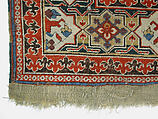 Carpet, Wool (warp, weft and pile); symmetrically knotted pile