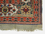 Carpet, Wool (warp, weft and pile); symmetrically knotted pile