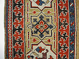 Carpet, Wool (warp, weft and pile); symmetrically knotted pile