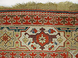 Carpet, Wool (warp, weft and pile); symmetrically knotted pile