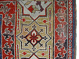 Carpet, Wool (warp, weft and pile); symmetrically knotted pile