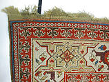 Carpet, Wool (warp, weft and pile); symmetrically knotted pile