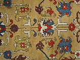 Carpet, Wool (warp, weft and pile); symmetrically knotted pile