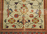 Carpet, Wool (warp, weft and pile); symmetrically and asymmetrically knotted pile