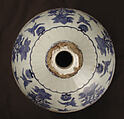 Vase, Stonepaste; painted under transparent glaze