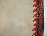 Hanging, Cotton; embroidered
