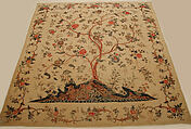 Hanging (Palampore), Cotton; pounced and printed