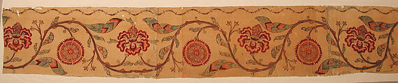 Textile Fragment, Cotton; painted