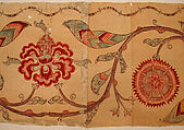 Textile Fragment, Cotton; painted