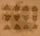 Textile Fragment, Linen, silk; tapestry weave