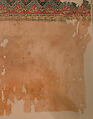 Textile Fragment, Linen and silk; plain weave, tapestry weave
