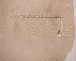Textile Fragment, Linen, silk; plain weave, embroidered
