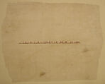 Textile Fragment, Linen, silk; plain weave, embroidered