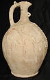 Ewer, Earthenware; incised and applied decoration (barbotine)