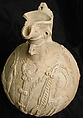 Ewer, Earthenware; incised and applied decoration (barbotine)