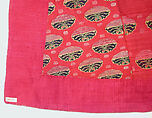 Coat (Choga), Wool, silk; twill weave, embroidered 
Lining: Silk; plain weave, brocaded