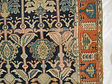 Carpet, Wool (warp, weft and pile); symmetrically knotted pile