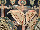 Carpet, Wool (warp, weft and pile); symmetrically knotted pile