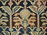 Carpet, Wool (warp, weft and pile); symmetrically knotted pile