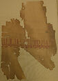 Tiraz Textile Fragment, Linen; plain weave, embroidered in silk