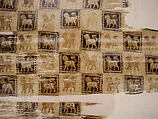 Textile Fragment, Cotton, other fibers; plain weave, printed, and painted