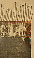 Textile Fragment, Wool, linen; plain weave, tapestry weave