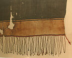 Textile Fragment, Wool, linen; plain weave, tapestry weave